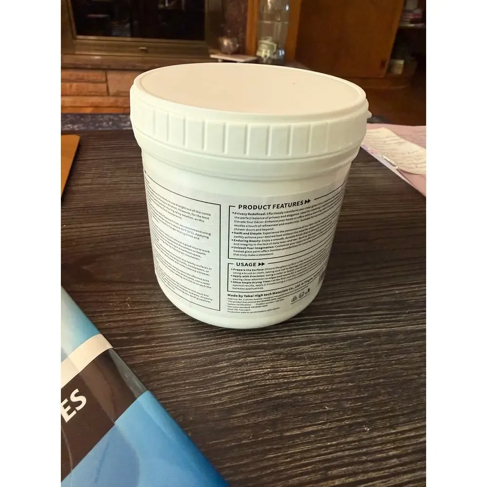 NEW Window Frosting Translucent Effect Rolling Paint, Brush, & Wipes